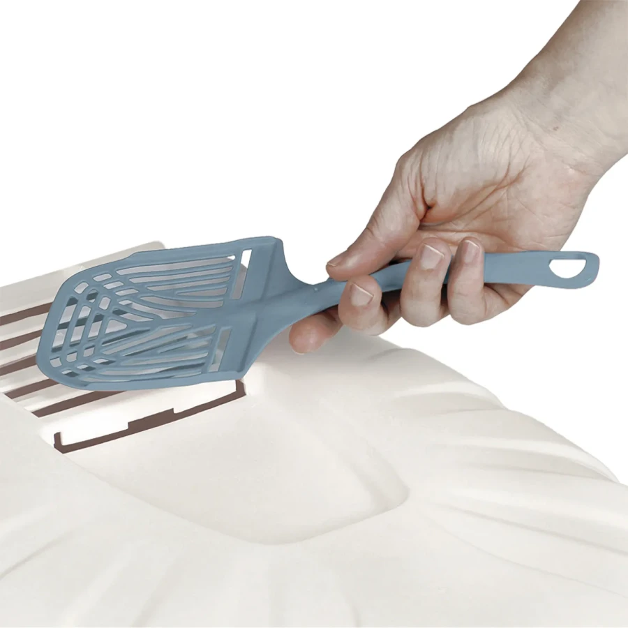 MPS KOMODA Туалет дом закрытый кошачий, темно-синий (54 x 39 x 40h см) - фото3