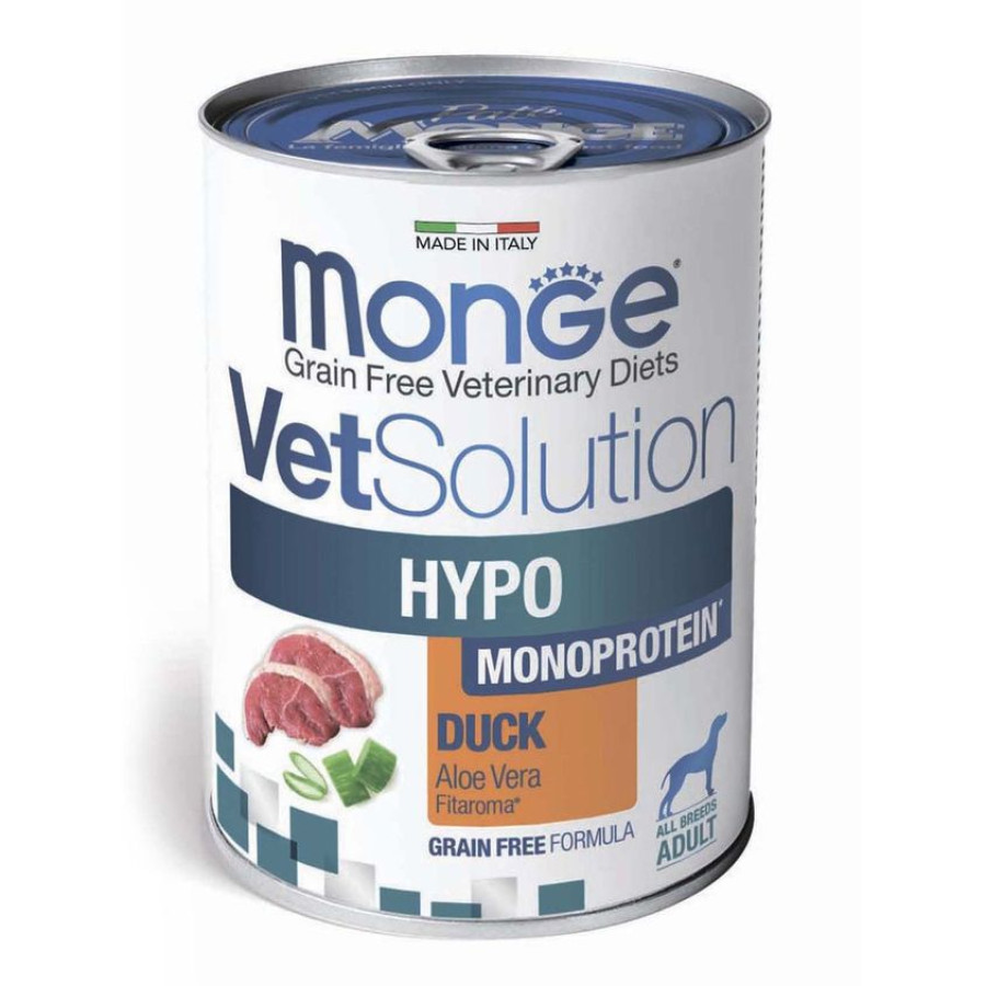 MONGE DOG VetSol HYPO Duck (банка 400 г) - фото2