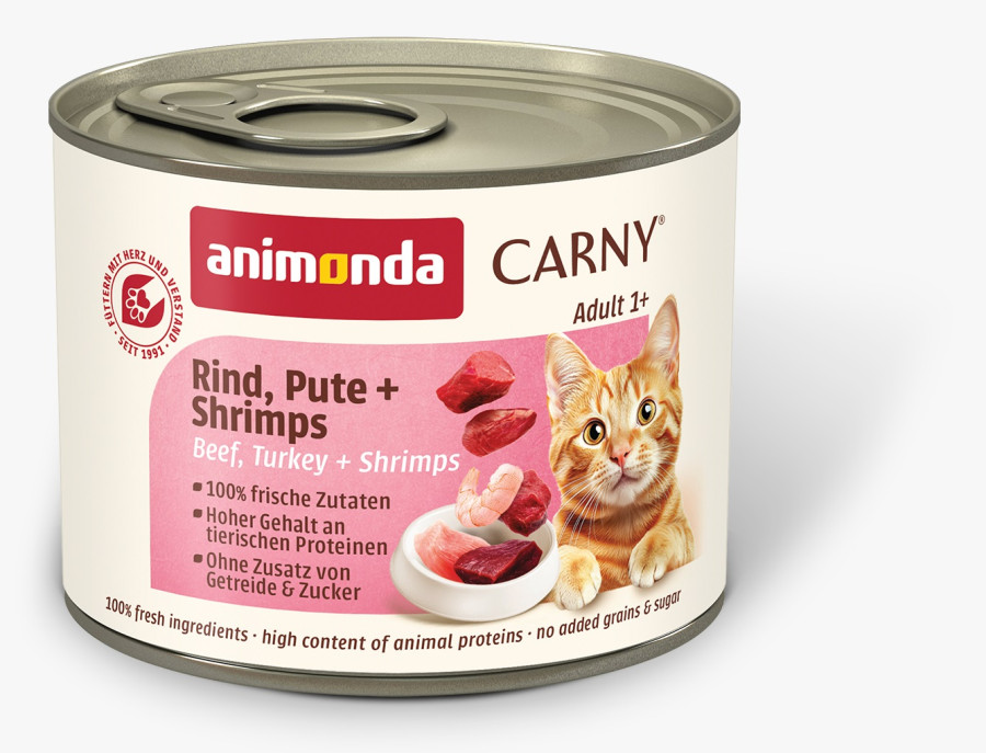 ANIMONDA CARNY® Adult (200 г) с говядиной, индейкой и креветками - фото