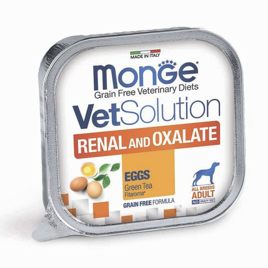 MONGE DOG VetSolution Renal and Oxalate (лоток 150 г)  - фото