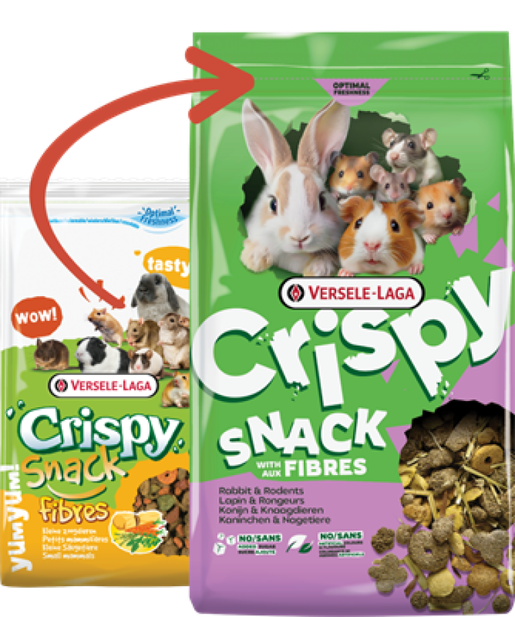 VERSELE-LAGA CRISPY Snack Fibres (12,5 кг) Дополнительный корм для грызунов  - фото2