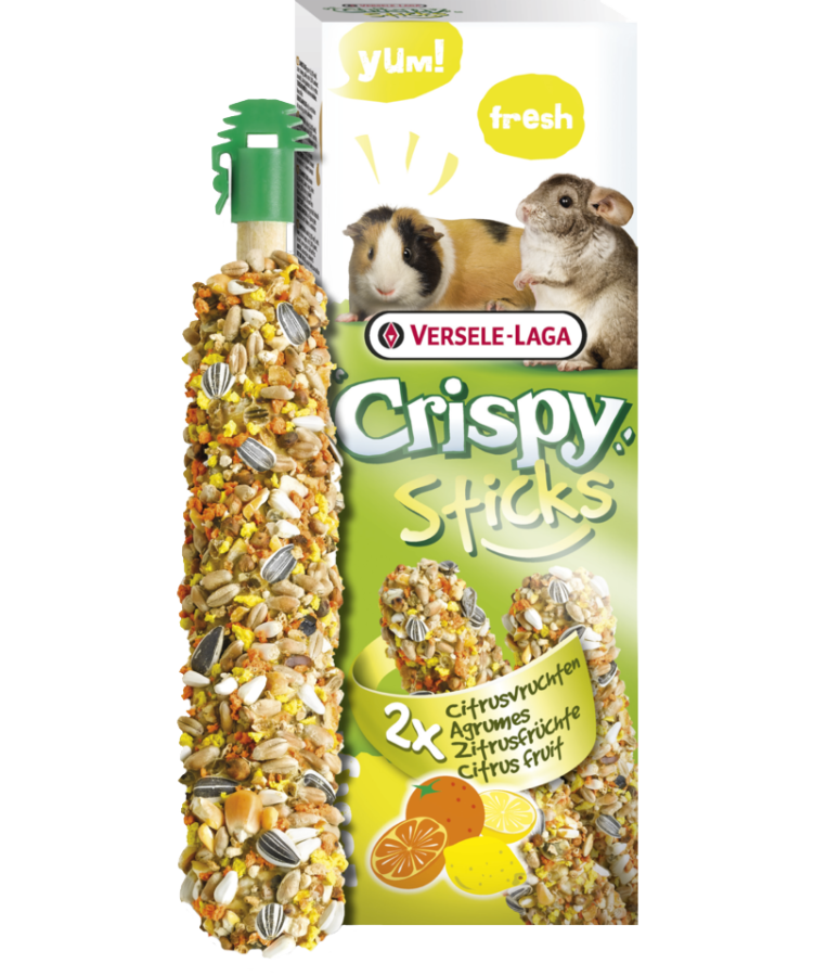 VERSELE-LAGA Crispy Sticks (2х55 г) Лакомство с цитрусовыми фруктами для морских свинок и шиншилл - фото2