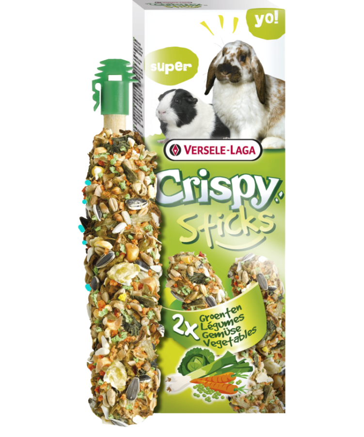 VERSELE-LAGA Crispy Sticks (2х55 г) Лакомство с овощами для кроликов и морских свинок - фото2