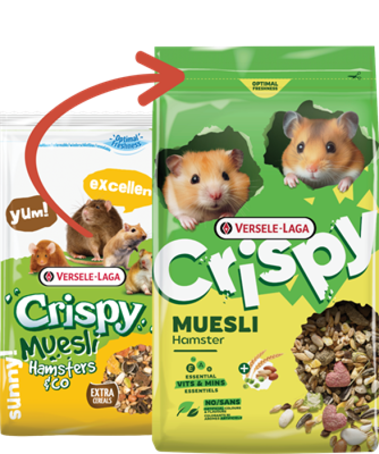 VERSELE-LAGA Crispy Muesli Hamsters (750 г) Корм для хомяков - фото2
