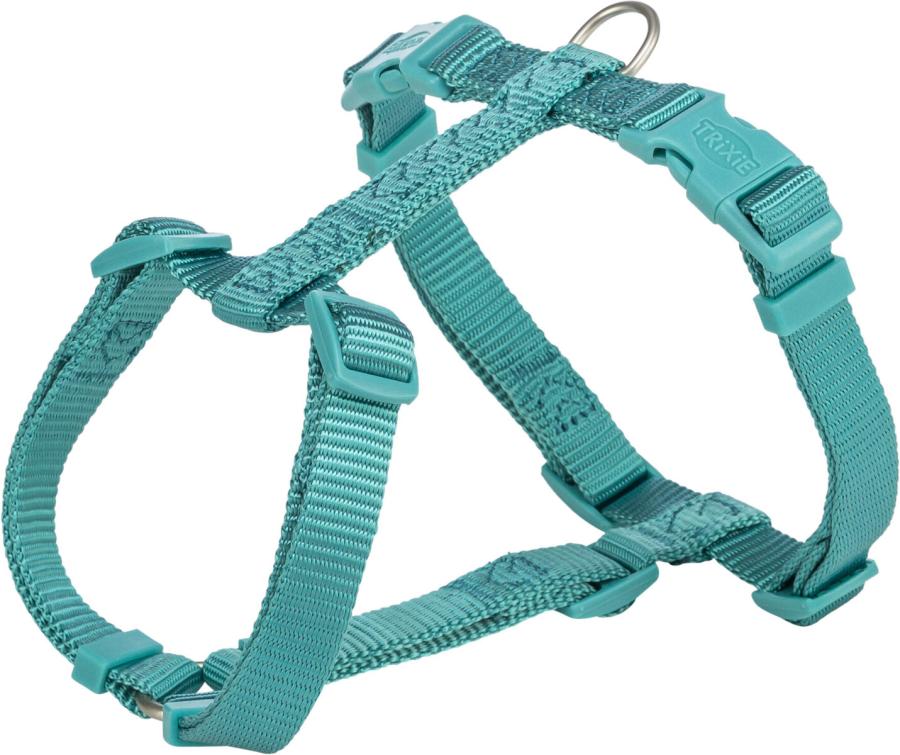 TRIXIE Premium H-Harness Шлейка для собак, размер L (аквамарин) - фото
