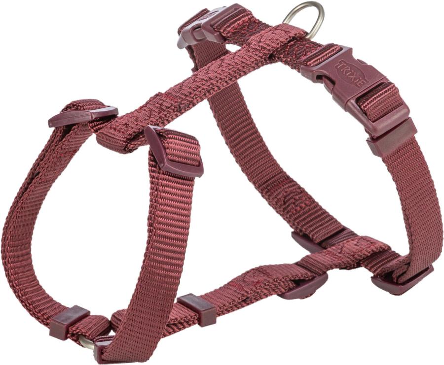 TRIXIE Premium H-Harness Шлейка для собак, размер XXS–XS (сангрия) - фото