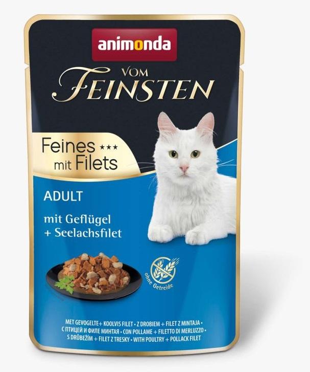ANIMONDA VF Adult Feines mit Filet (85 г) с домашней птицей и филе минтая - фото