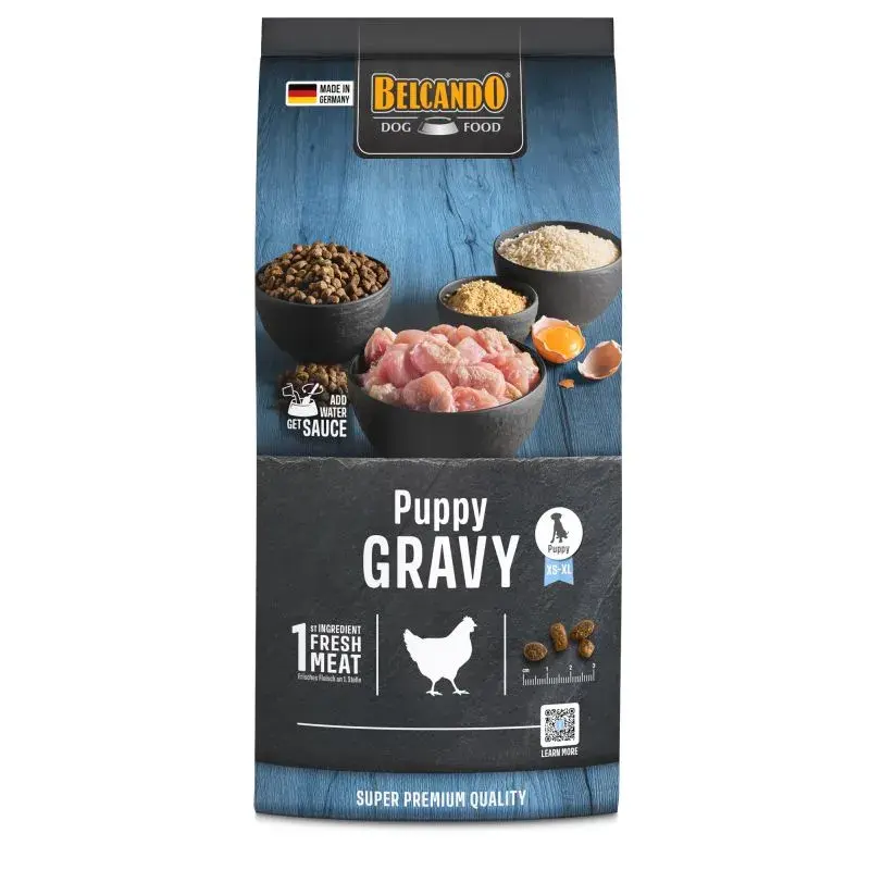 BELCANDO PUPPY GRAVY (12,5 кг) корм с вкусным соусом для щенков - фото2