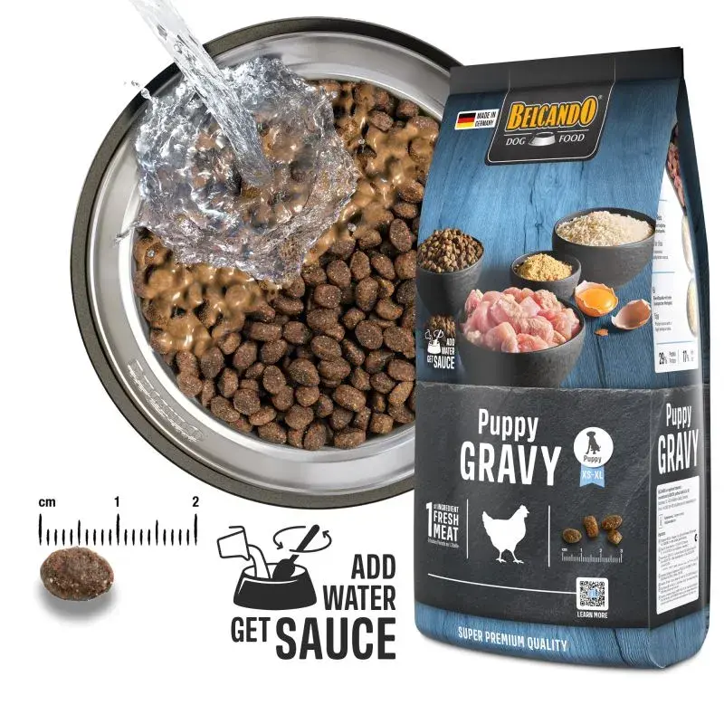 BELCANDO PUPPY GRAVY (12,5 кг) корм с вкусным соусом для щенков - фото6