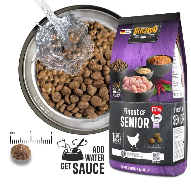 BELCANDO FINEST GRAIN-FREE SENIOR (1 кг) для пожилых собак мелких и средних пород - фото4