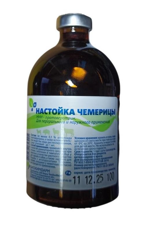 НАСТОЙКА ЧЕМЕРИЦЫ для перорального и наружного применения (100 мл) Биохимфарм - фото
