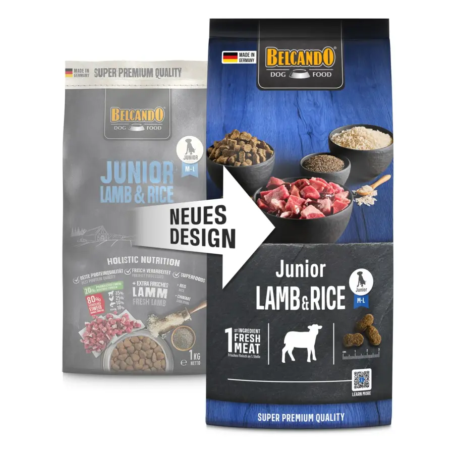 BELCANDO JUNIOR LAMB & RICE (12,5 кг) с ягненком и рисом для щенков - фото2