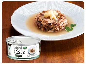 ORIGINAL TASTE (70 г) филе тунца с белым люцианом в соусе - фото