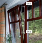 TRIXIE Protective Grille for Windows Защитная решетка на окно верхняя - фото
