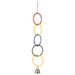 TRIXIE Olympic Rings with chain and bell Олимпийские кольца с цепочкой и колокольчиком - фото