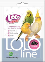 LOLO PETS LoloLine Charcoal (8 г) уголь для птиц - фото