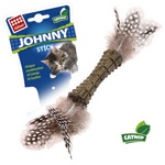 GiGwi Johnny Stick Прессованная кошачья мята и перья, двухстороняя  - фото