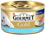 GOURMET Gold (85 г) Паштет с тунцом, для кошек - фото