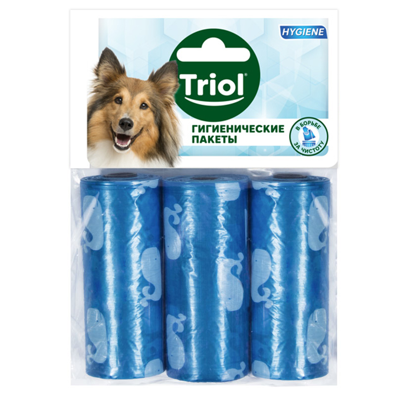 TRIOL Пакеты для уборки за животными (3 шт) - фото