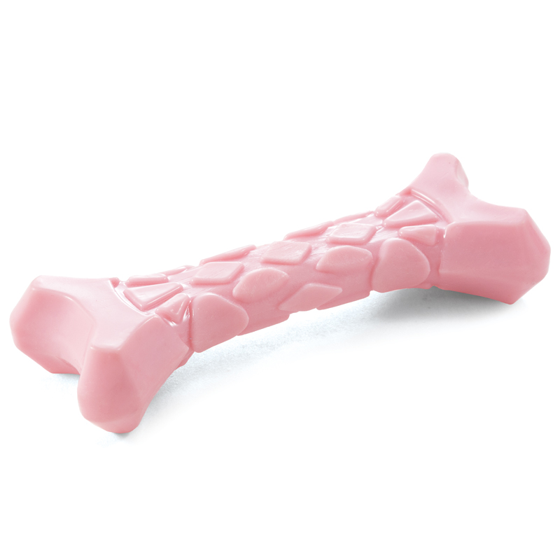 TRIOL PUPPY Косточка розовая из термопластичной резины (10,5 см) - фото
