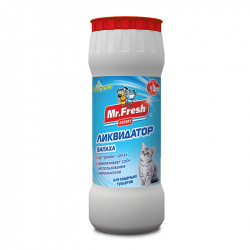 MR.FRESH Expert 2 в 1 Ликвидатор запаха для кошачьих туалетов (порошок 500 г) Экопром - фото