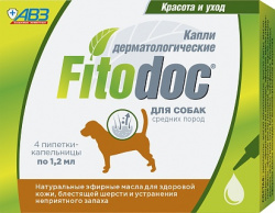 ФИТОДОК Капли дерматологические для собак средних пород (1 пипетка) АВЗ - фото