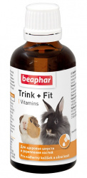 BEAPHAR TRINK + FIT Vitamins (50 мл) Витамины для грызунов и кроликов - фото