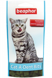 BEAPHAR Cat-A-Dent Bits (35 г) Подушечки для кошек, для очищения зубов - фото