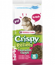 VERSELE-LAGA Crispy Pellets Chinchilla & Degu (1 кг) Гранулированный корм для шиншилл и дегу - фото
