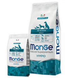 MONGE DOG HYPO SALMON & TUNA (12 кг) гипоаллергенный  с лососем и тунцом  - фото