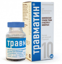 ТРАВМАТИН (Traumatin) Гомеопатический препарат - раствор для инъекций (10 мл) Хелвет - фото