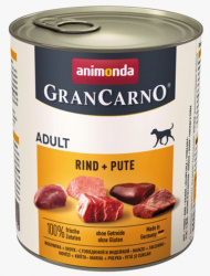 ANIMONDA GRAN CARNO ADULT (800 г) Говядина и индейка, для взрослых собак - фото