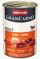 ANIMONDA GRAN CARNO ADULT (400 г) Говядина и курица, для взрослых собак - фото