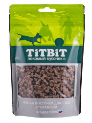 TiTBiT Косточки мясные для собак с говядиной (145 г) - фото