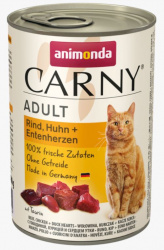 ANIMONDA CARNY® Adult (400 г) с говядиной, курицей и сердцем утки - фото