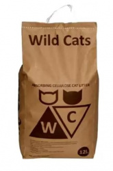 Wild Cats Впитывающий целлюлозно-минеральный наполнитель (4 л) - фото