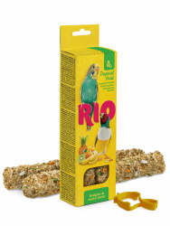 RIO Палочки для волнистых попугайчиков и экзотов с тропическими фруктами (2 x 40 г) - фото