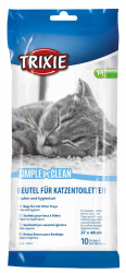 TRIXIE Bags for Cat Litter Trays, М (10 шт) Пакеты гигиенические для кошачьего туалета - фото