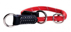 ROGZ Rope Obedience (красный, 30 - 35 см) Ошейник-полуудавка нейлон, круглый - фото