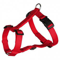 TRIXIE Classic H-Harness Шлейка для собак, размер S -M (красный) - фото