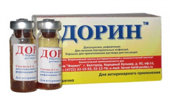 ДОРИН (Рифампицин +доксициклин) порошок 300 мг (флакон 10 мл) Фарвет - фото