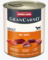 ANIMONDA GRAN CARNO ADULT (800 г) С уткой, для взрослых собак - фото