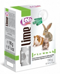 LOLO PETS Lime Ford Rodents XL (190 г) Мел для грызунов натуральный, XL - фото