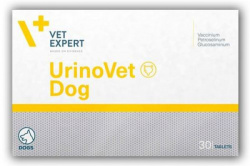 УРИНОВЕТ Дог URINOVET Dog (30 табл) VetExpert (Клюквы экстракт + петрушки экстракт + глюкозамин) - фото