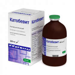 КАТОБЕВИТ Раствор для инъекций (100 мл) KRKA (аналог Катозала) (Бутафосфан 10% + цианокобаламин)  - фото