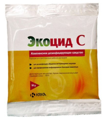 ЭКОЦИД С (Ecocidum C) Комплексное дезинфицирующее средство, порошок (50 г) KRKA - фото