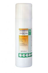 ЗООМИКОЛЬ (ZOOMYCOL) Аэрозоль для лечения кожных микозов (90 г) Vetprom (Тиабендазол 0,7% + нитроксолин 0,35%) - фото