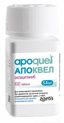 АПОКВЕЛ APOQUEL (Оклацитиниб) таблетки (5,4 мг х 100 шт) Zoetis - фото