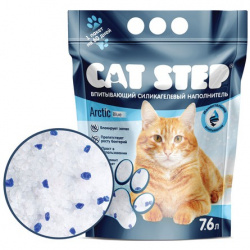 CAT STEP Blue (7,6 л) Наполнитель силикагелевый впитывающий - фото