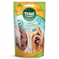 TRIOL Мини-медальоны из кролика для мини-собак (50 г) - фото